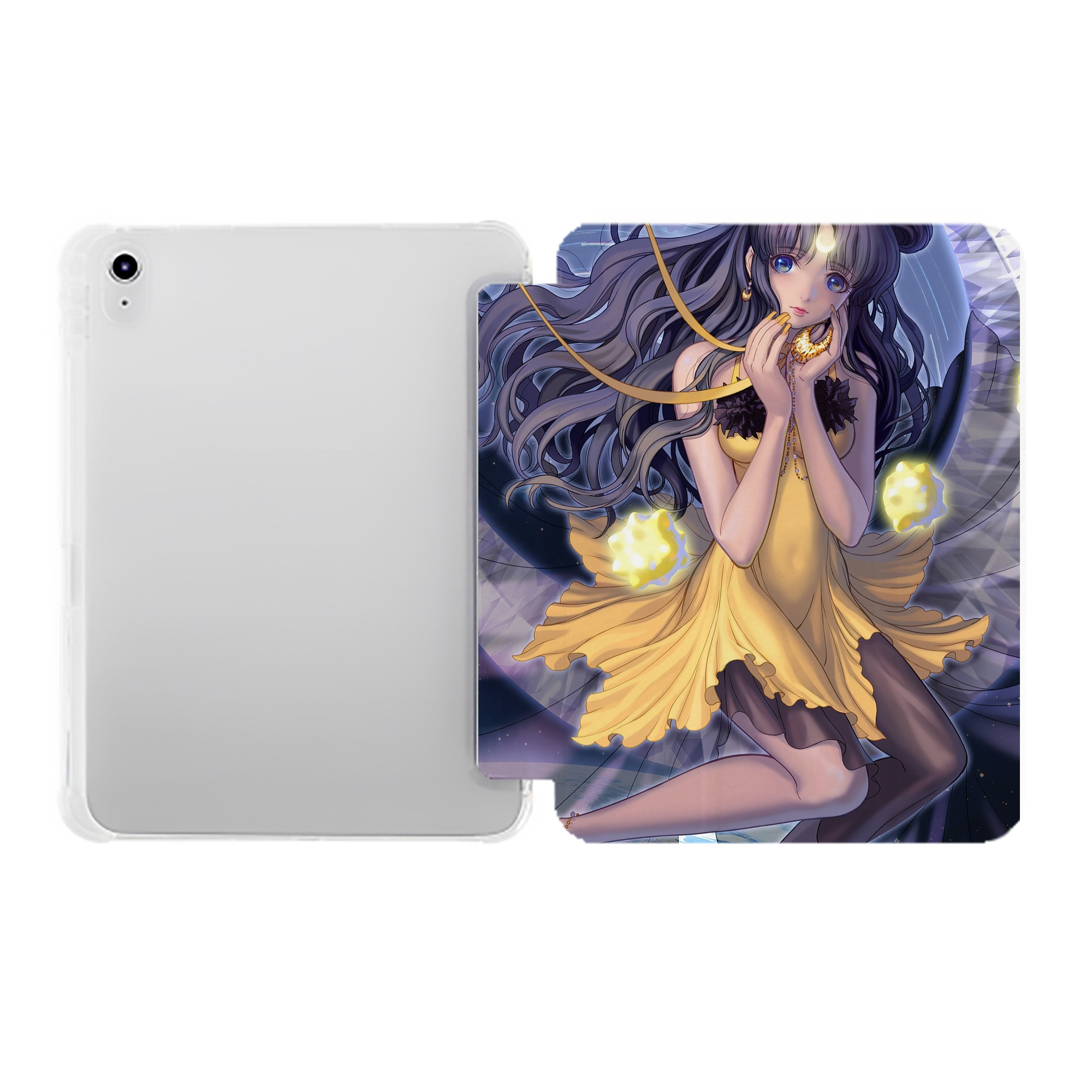 （画像用） 美少女戦士セーラームーン Sailor Moon IPad ケース ペン収納付き 三つ折りスタンド PUレザー×シリコン 対応機種9.5/10.5/10.9インチ